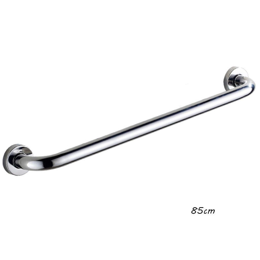 Chrome Plated Grab Bar with NonSlip Grip and Concealed Fixings for Bathroom Safety