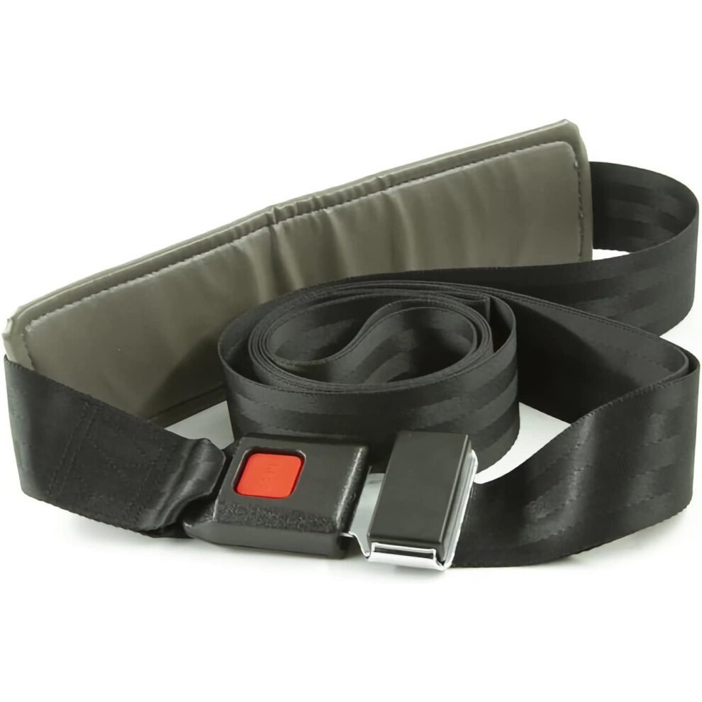 Adjustable Gait Belt with Quick Release Buckle and Padded Support for Physical Therapy Mobility
