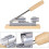 Nut Cracker with Wood Base for Walnuts and Hazelnuts, Heavy Duty Nut Opener for Kitchen 4