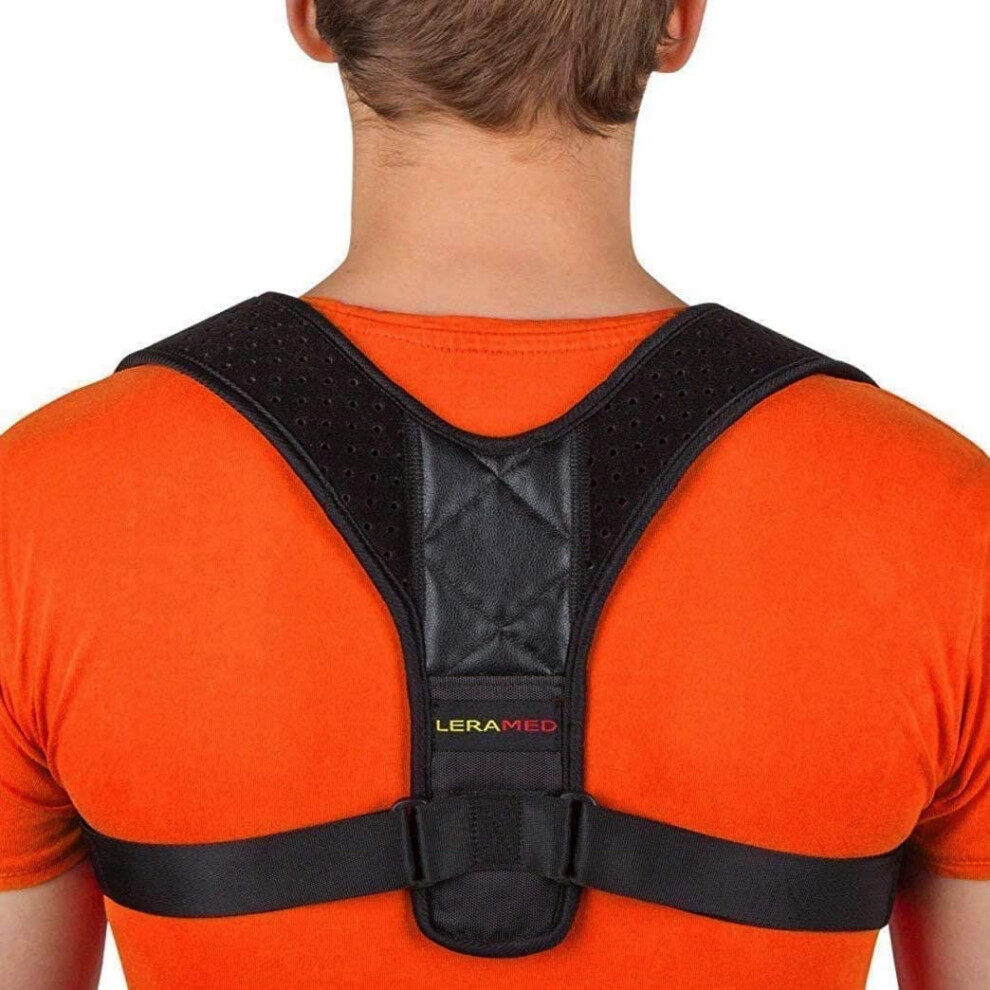 Posture Corrector for Men  Women  Adjustable Back Brace for Upper  Mid Spine Support