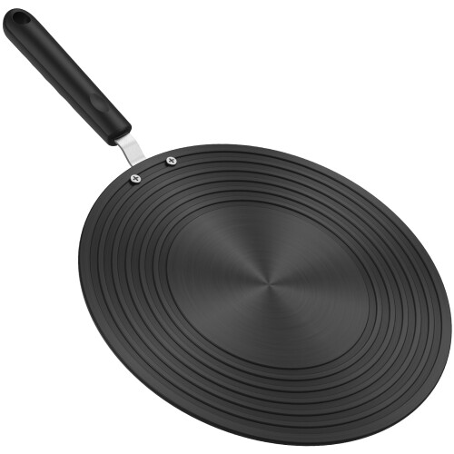 Induction Heat Diffuser Plate 28cm Aluminum Alloy Double Sided with Handle for Glass Cookware