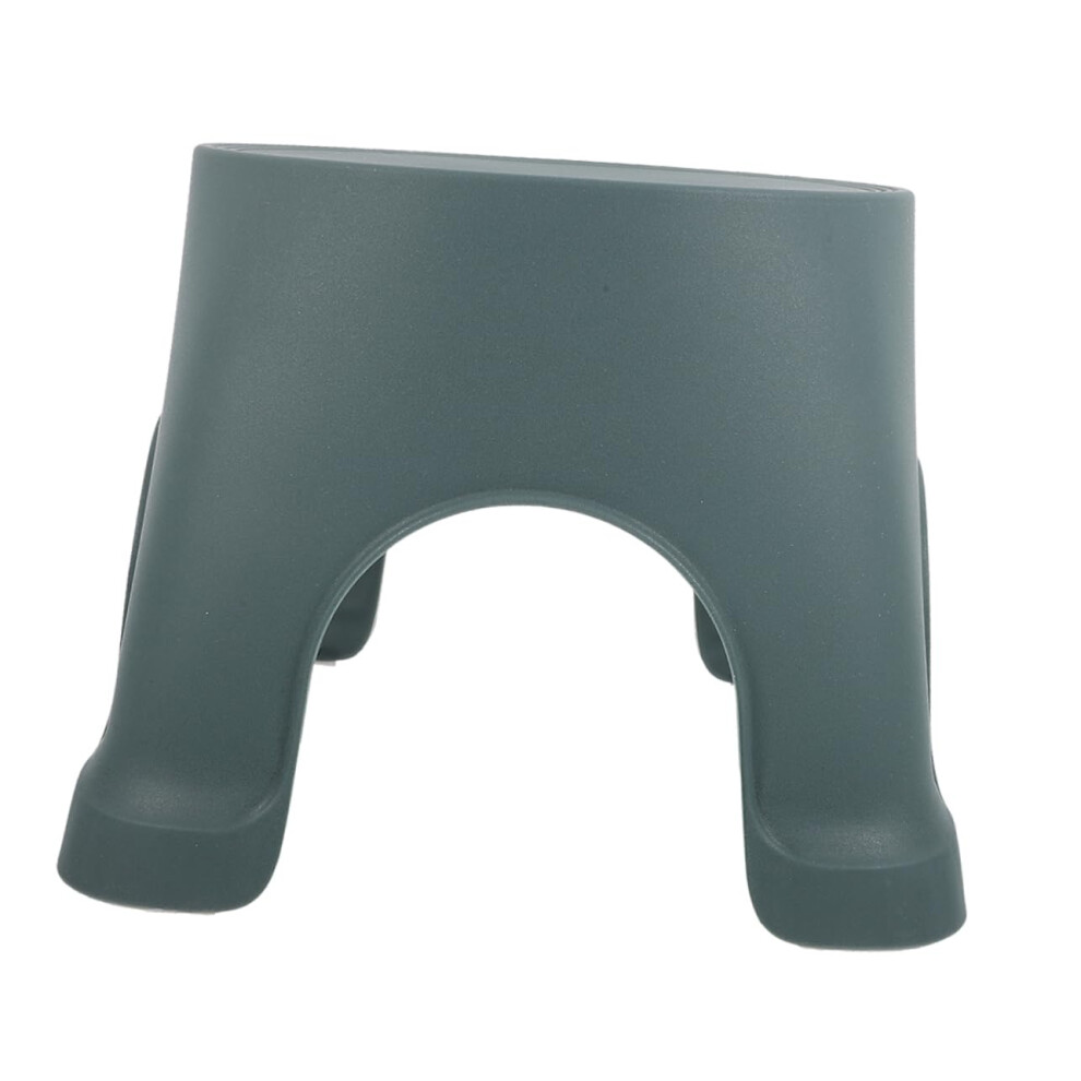 Plastic Foot Stool For Bathroom Toilet Training, Lightweight Sturdy Step Stool For Adults Kids Green