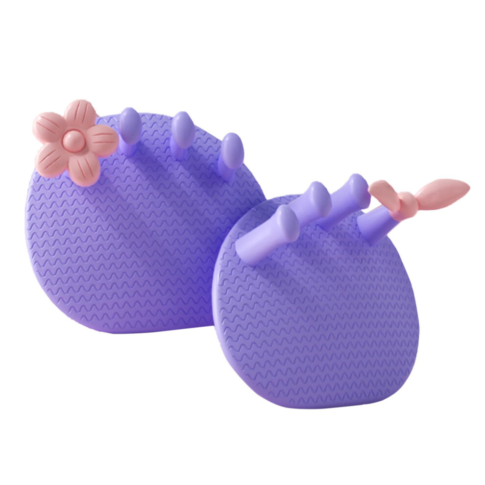 Purple Foot Arch Trainer For Plantar Fasciitis Relief, Silicone Arch Support Brace For Flat Feet Yoga