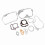 1P52FMH 110/125cc Dichtungssatz, ABS, Farbe: Bild 11