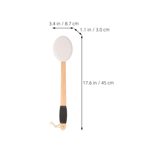 Back Lotion Applicator with Long Handle for Even Coverage, Self Tanning and Sunscreen Tool 1