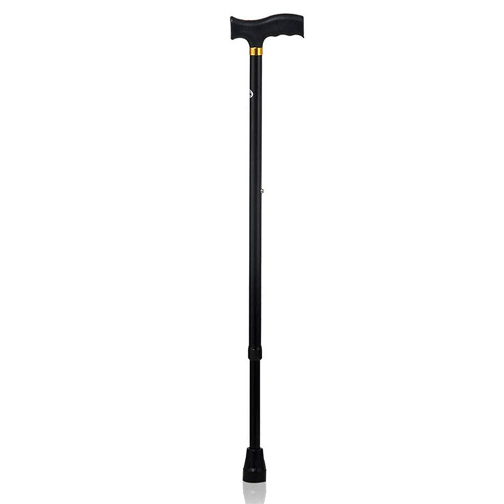 Walking Stick Crutch for Elderly Elderly Telescopic Walking Stick Aluminum Height Adjustable Walking Support for Men Women with Handle