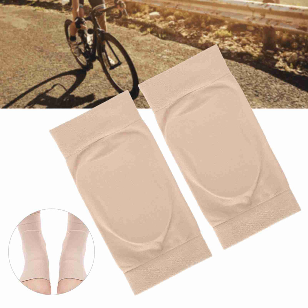 Breathable Ankle Support Sleeve with Silicone Pad Soft Elastic Heel Crack Sock
