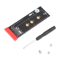 PCI Express NGFF Key B+M Expansion Card Converter Adapter, Supports M.2 Key M NVME SSD with Hot Swap and Hot Plug Features, High-Performance Vertical