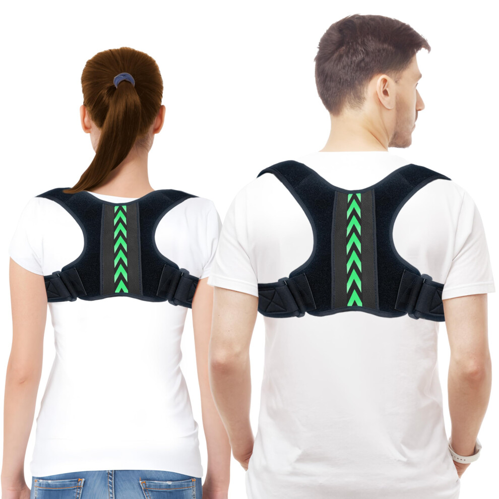 Posture Corrector and Back Brace  Adjustable Unisex Fit for Posture Correction and Back Support