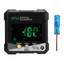 Advanced Digital Angle Gauge with Precision Measurement, Magnetic Base & Protractor Mode for Woodworking, Building & Automotive