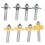 Composition Materials Compatible Router Bit Set Woodworking Tool Adjustable Tongue Groove Bit Set High Quality Materials Robust Bits For Diy Users 6