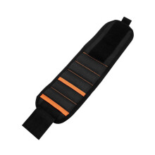 Breathable Mesh Magnetic Wristband For Drilling Bits Adjustable Strap Strong Magnetism Durable Rugged Tool Organizer Perfect Gift For DIY Enthusiasts