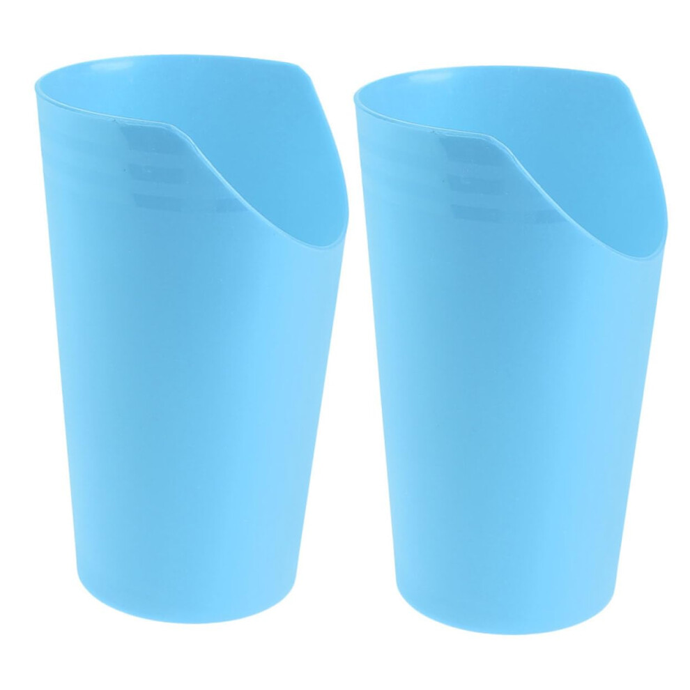 2pcs Nosey Cups for Adults with Dysphagia Nose Cutaway Easy Grip Hospital Sippy Cups