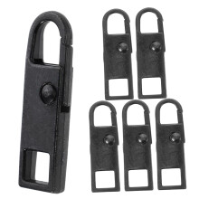 Zipper Pull Replacement Kit 6pcs for Jackets Backpacks Clothing and Boots with Easy Tool