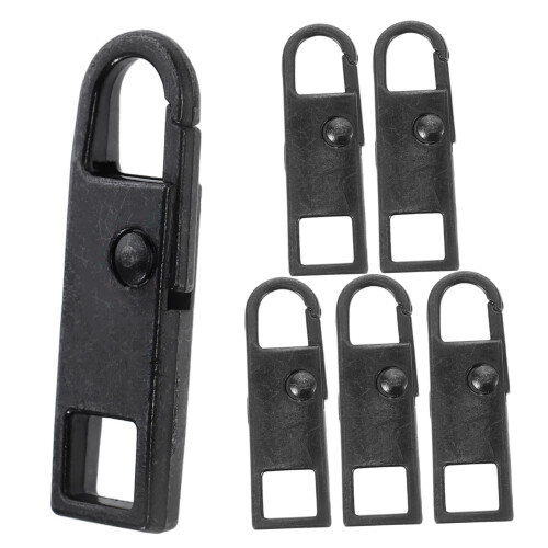 Zipper Pull Replacement Kit 6pcs for Jackets Backpacks Clothing and Boots with Easy Tool