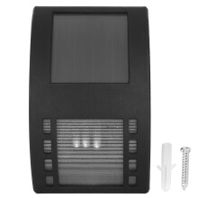Eco-Friendly Outdoor Illumination, High-Efficiency Waterproof Solar Powered Motion Sensor LED Wall Mount Light, Ideal for Energy Saving in Diverse