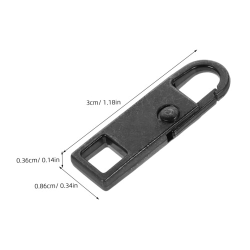 Zipper Pull Replacement Kit 6pcs for Jackets Backpacks Clothing and Boots with Easy Tool 1