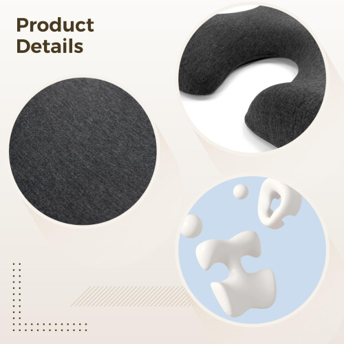 Face Down Breast Pillow with Memory Foam, ChestFriendly TShape Support for Spa and Home 2