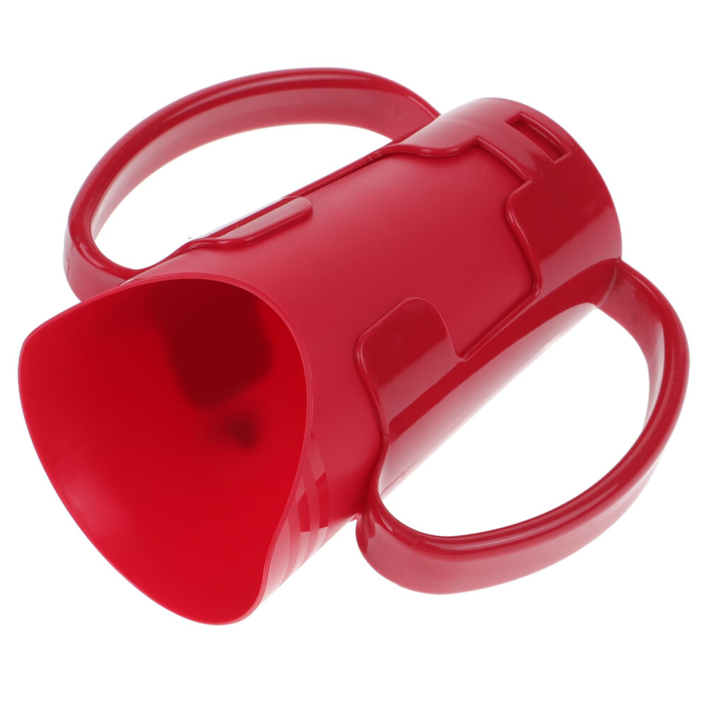 Adaptive Drinking Cup with Spill Resistant Design and Inclined Mouth Rim for Elderly and Disabled Adults