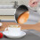 1500 ml gebürsteter Milchschaumbecher mit Skala, 13,5 cm 1