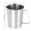 1500 ml gebürsteter Milchschaumbecher mit Skala, 13,5 cm 9