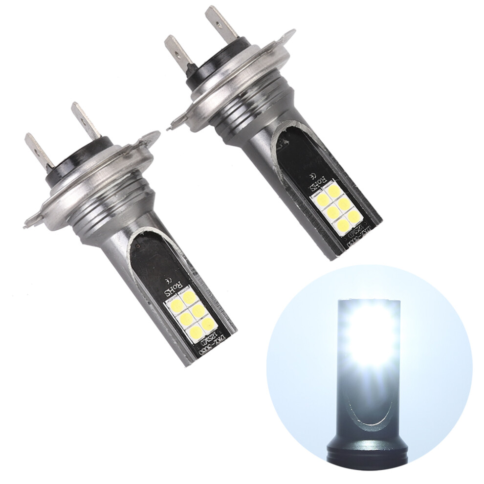 2Pcs H7 12Led Head 3000K 24W 1000Lm Fog White/Light 4941382864759