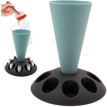 Piping Bag Stand with 8 Nozzle Slots, Pastry Bag Holder for Cake Decorating and Baking