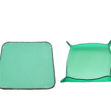Plant Repotting Mat Waterproof Foldable Large Square Potting Tray for Indoor Gardening 100cm