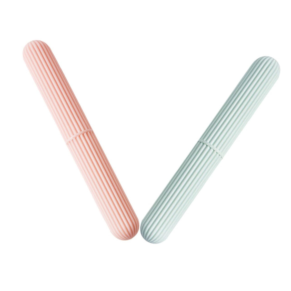 Travel Toothbrush Case Set, Durable Lightweight Holder for Hygienic Storage, Compact for Travel and Gym