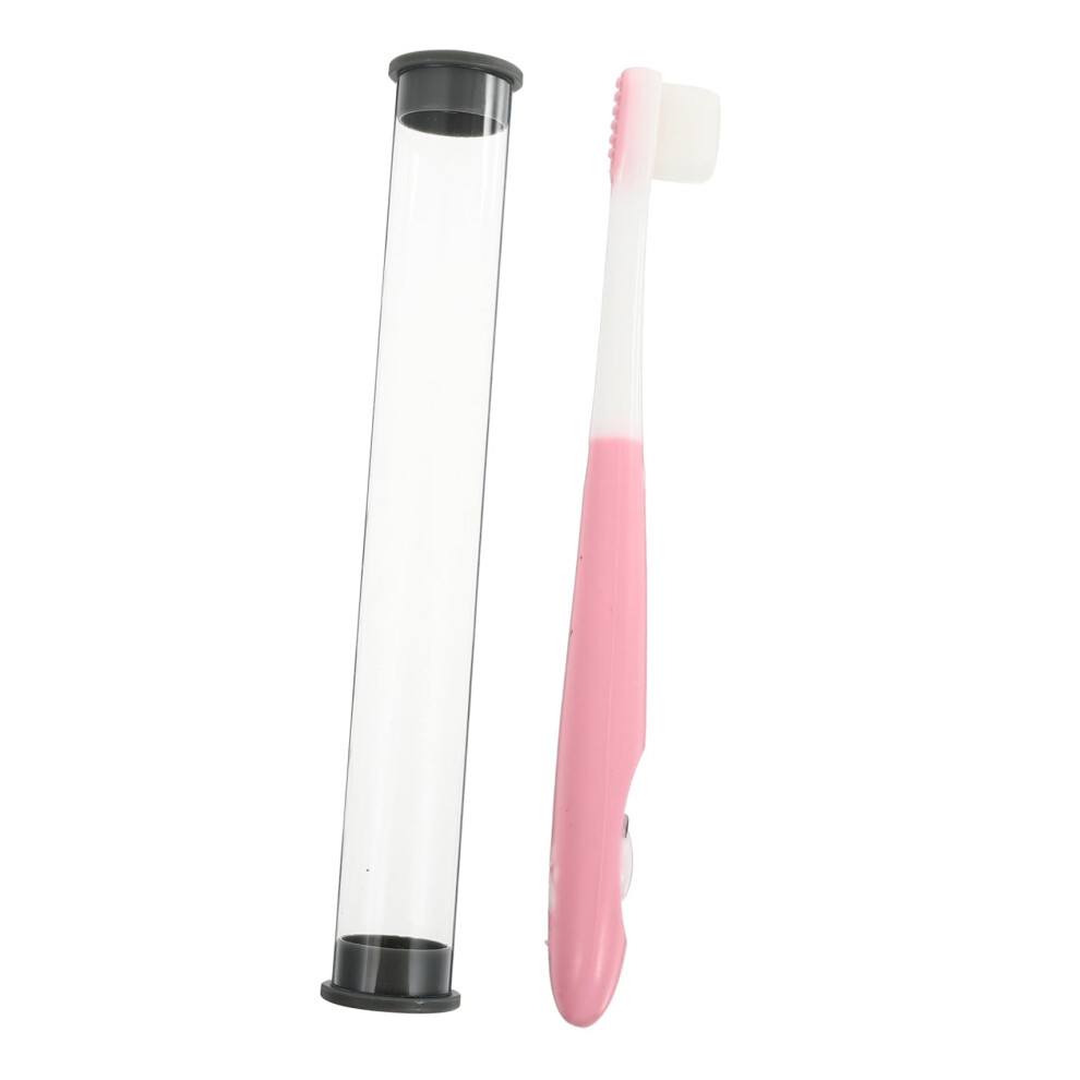 Kids Toothbrush Soft Bristles Cute Panda Design with Storage Bucket for Gentle Oral Care