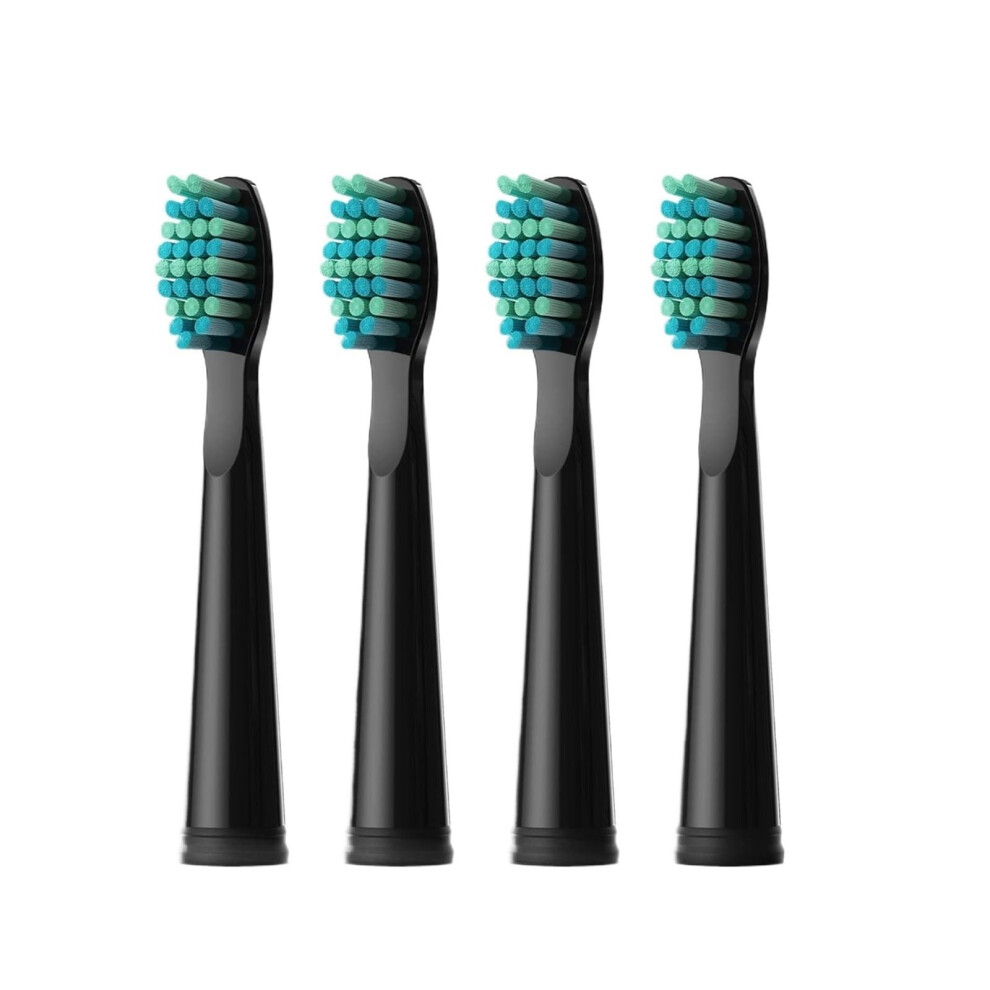 White Electric Toothbrush Replacement Heads With Gentle Soft Bristles, Compatible With Fairywill Fw03