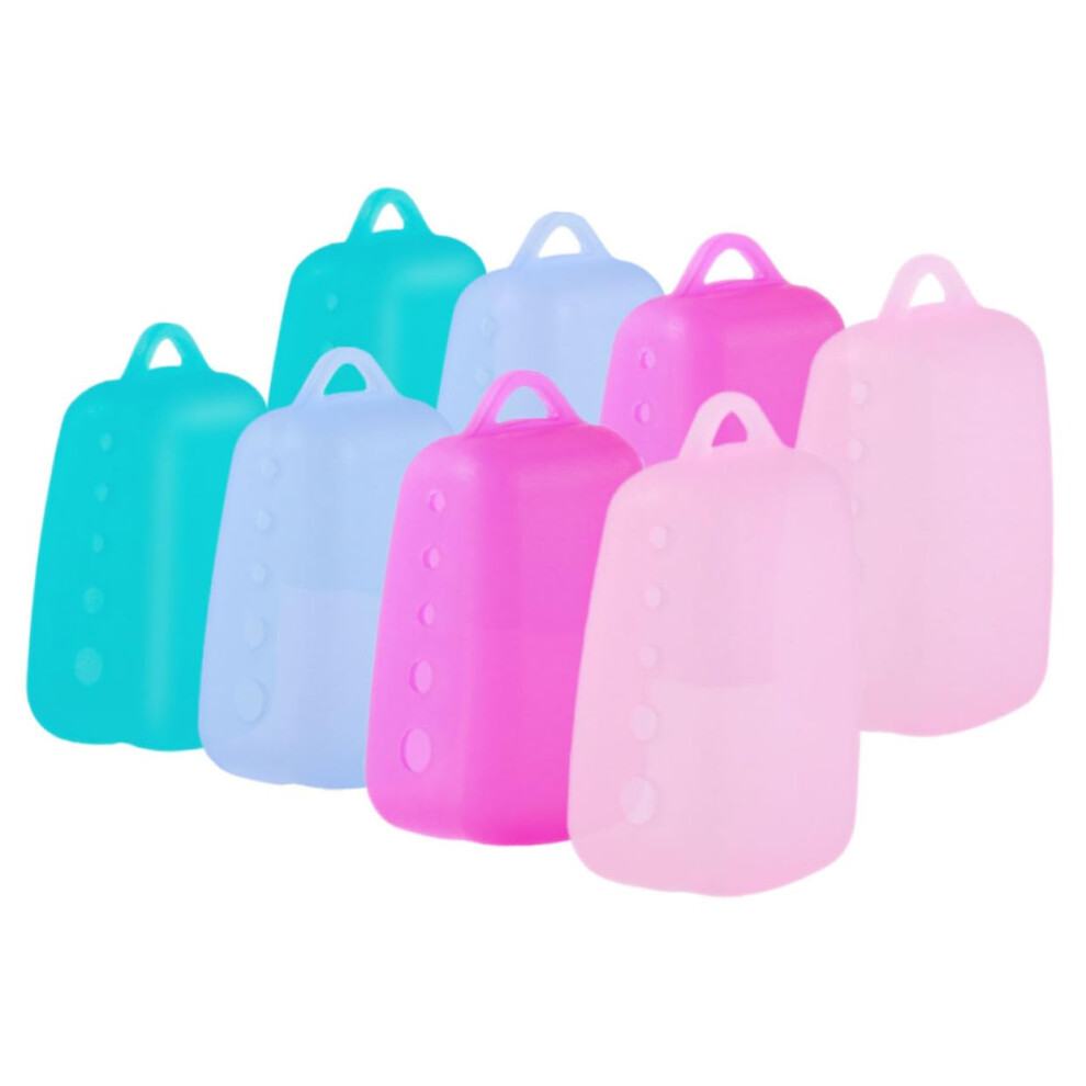 Toothbrush Head Covers 8pcs Reusable Silicone Protective Case for Travel Dustproof Bristle Care
