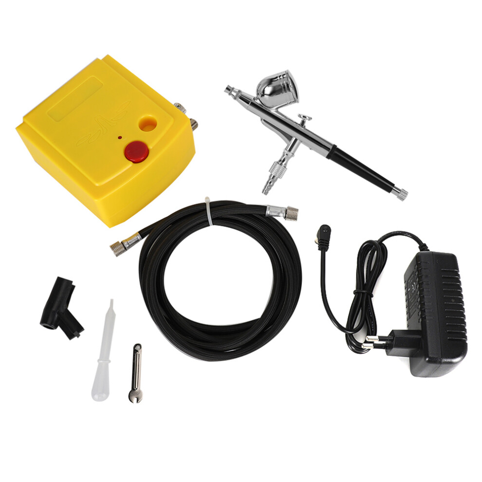 Professional Airbrush Makeup Kit with Ultra-Compact Design and Easy-To-Use Controls for Beauty Artists, Includes Airbrush Guides for Skill Development