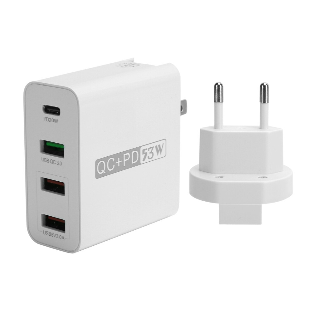 Quick Charge 3.0 & Power Delivery 18W Multiport Usb C Power Adapter, Compact & Portable Fast Charging Block, Universal Compatibility With Short 9138057416718