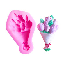 Silicone Flower Mold for Soap Making, Resin Crafts and Food Grade Chocolate Fondant