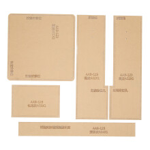 Gabarit en acrylique transparent pour patrons en cuir, idéal pour le bricolage en cuir. Gabarit durable, matériaux de haute qualité, marquage