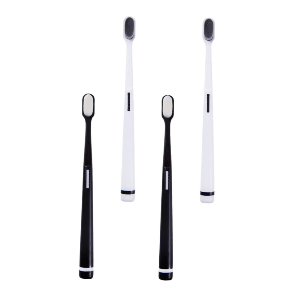 Extra Soft Toothbrush for Sensitive Gums with Ergonomic Handle, 4 Pack for Pregnancy and Postpartum