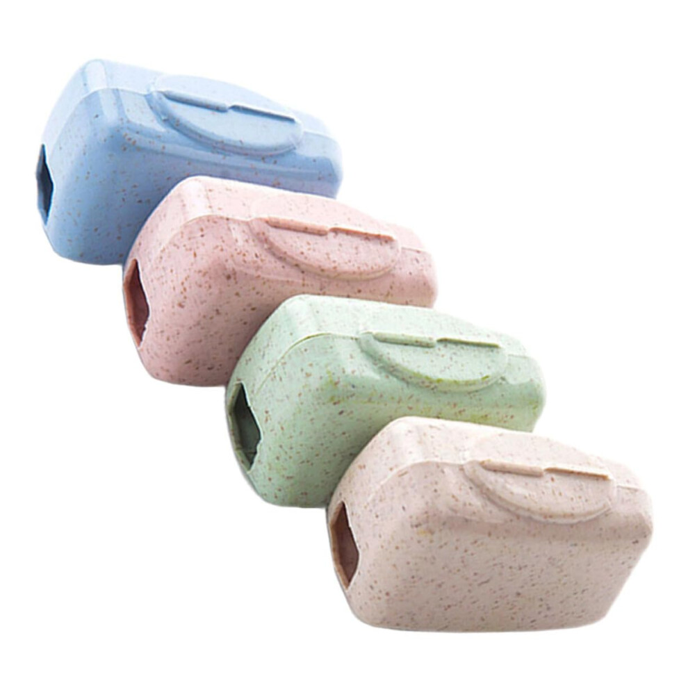 8pcs Toothbrush Covers with Secure SnapOn Closure, Travel Toothbrush Case for Hygiene