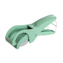 Heavy Duty Handheld Vegetable Slicer with OneHand Lever, Safe Quick Cutter for Potato Carrot Cucumber