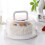Plastic Cake Carrier with Lid and Handle, Secure Lock, Cupcake Holder for Easy Transport 4
