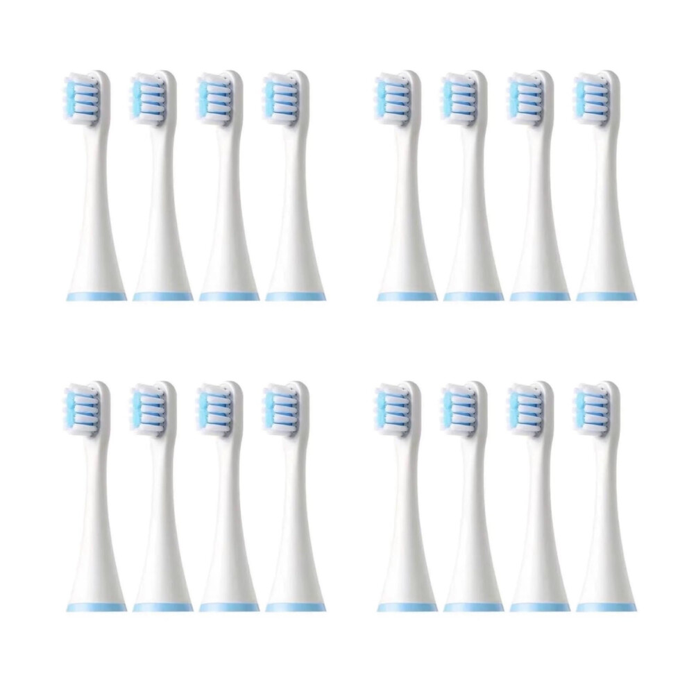 Electric Toothbrush Replacement Heads for Kids, Soft Bristles, Compatible with SOOCAS C1, Pack of 16