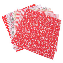 Stylish 7pcs 100% Cotton Batik Cloth for DIY Craft Projects (S)