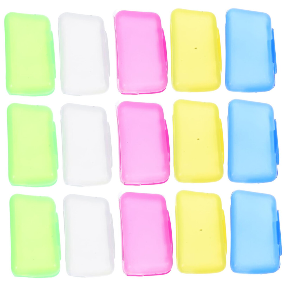 20Pcs Travel Toothbrush Case Dustproof Cover Fits Manual and Electric Brushes for Office and Trips
