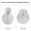 USB Ultraschall-Holz-Luftbefeuchter 130 ml Weiß 9