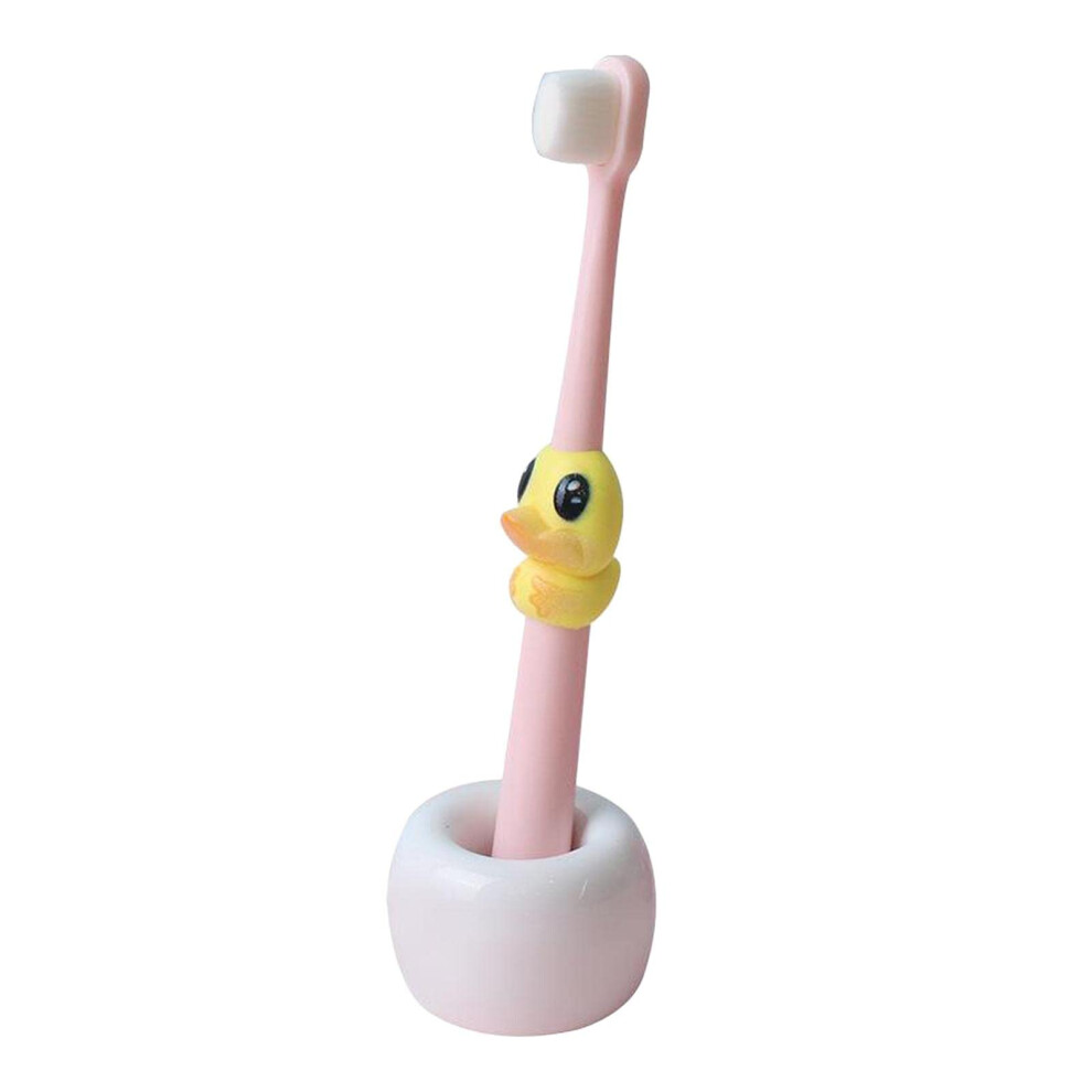 Baby Toothbrush with Soft Bristles and Teething Ring, BPA  Infant to Toddler Oral Care
