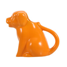Ceramic Dog Shape Creamer Pitcher 40ML Milk and Coffee Jug with Ergonomic Handle for Home Kitchen