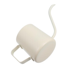 Milk White Stainless Steel Gooseneck Coffee Kettle with Precise Spout and Measurement Markings