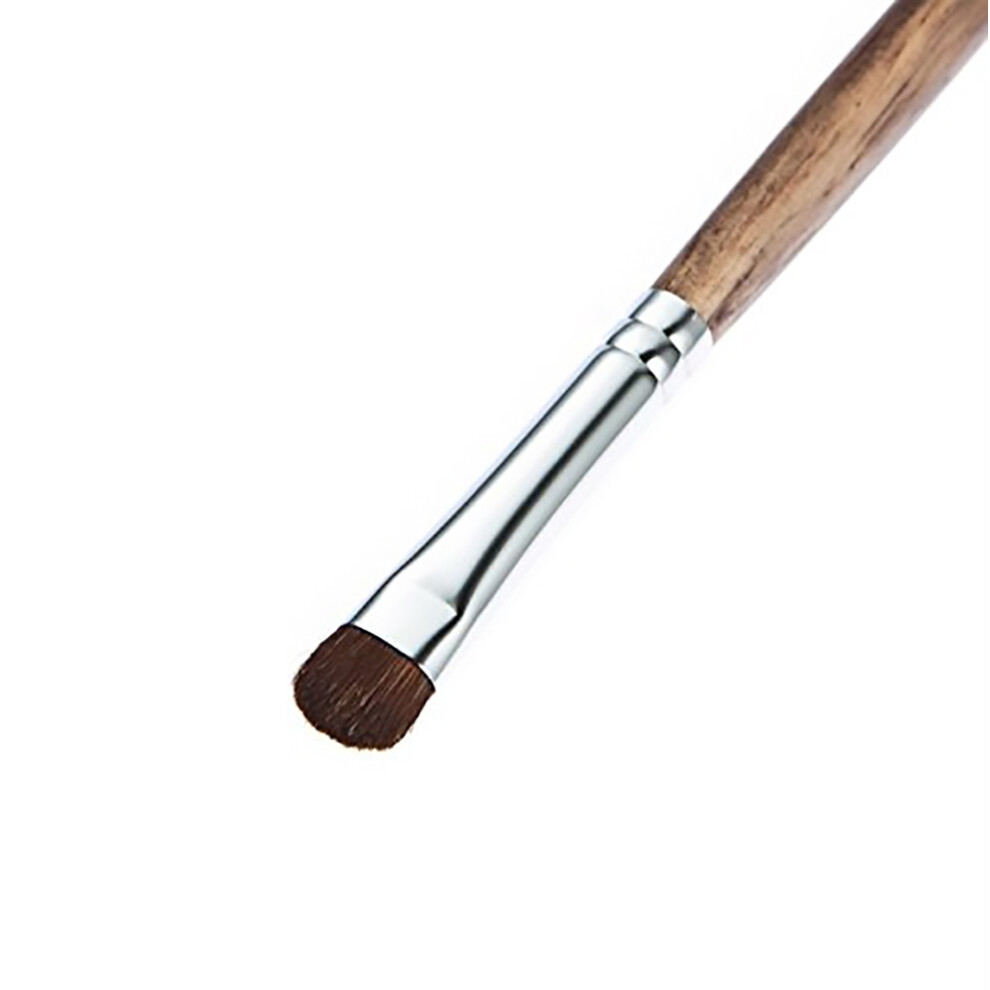 Silky Synthetic Bristles Eyeshadow Brush, Unique Color Makeup Tool For Even Wash Of Color And Definition, 1PCS