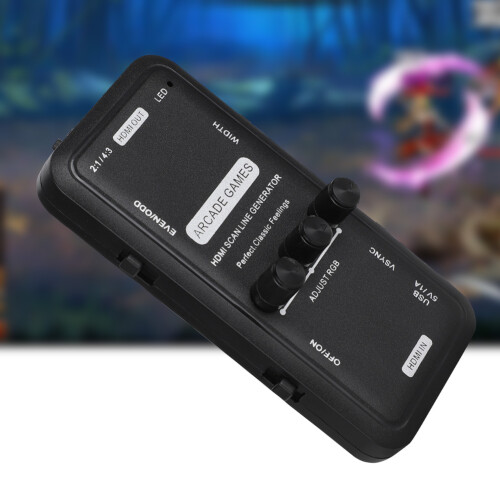 Hardware Effect Based Scanline Generator, CRT Emulation Device For Retro Games With VGA Connection, Enhancing Game Screen Through Video Effect 2