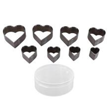 Cookie Cutters Set 8PCS, Variety Of Uses Stainless Steel Food Grade Easy To Clean Wide Applications For Crafting Leather Layered Fabrics Polymer Clay